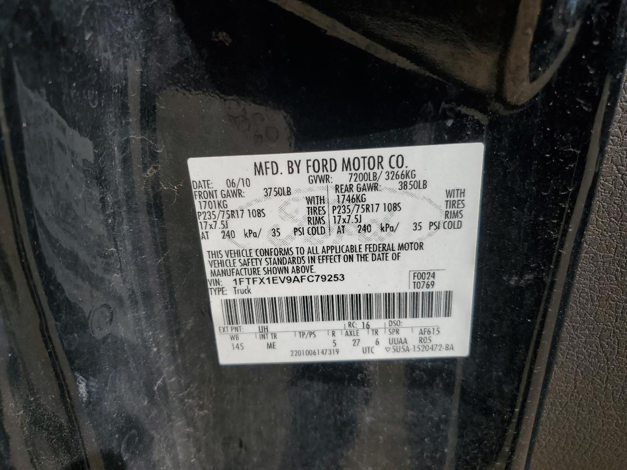 2010 FORD F-150