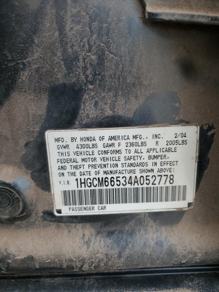 2004 HONDA ACCORD