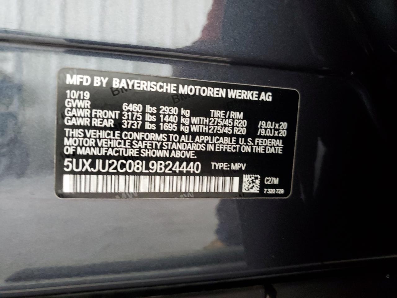 2020 BMW X5