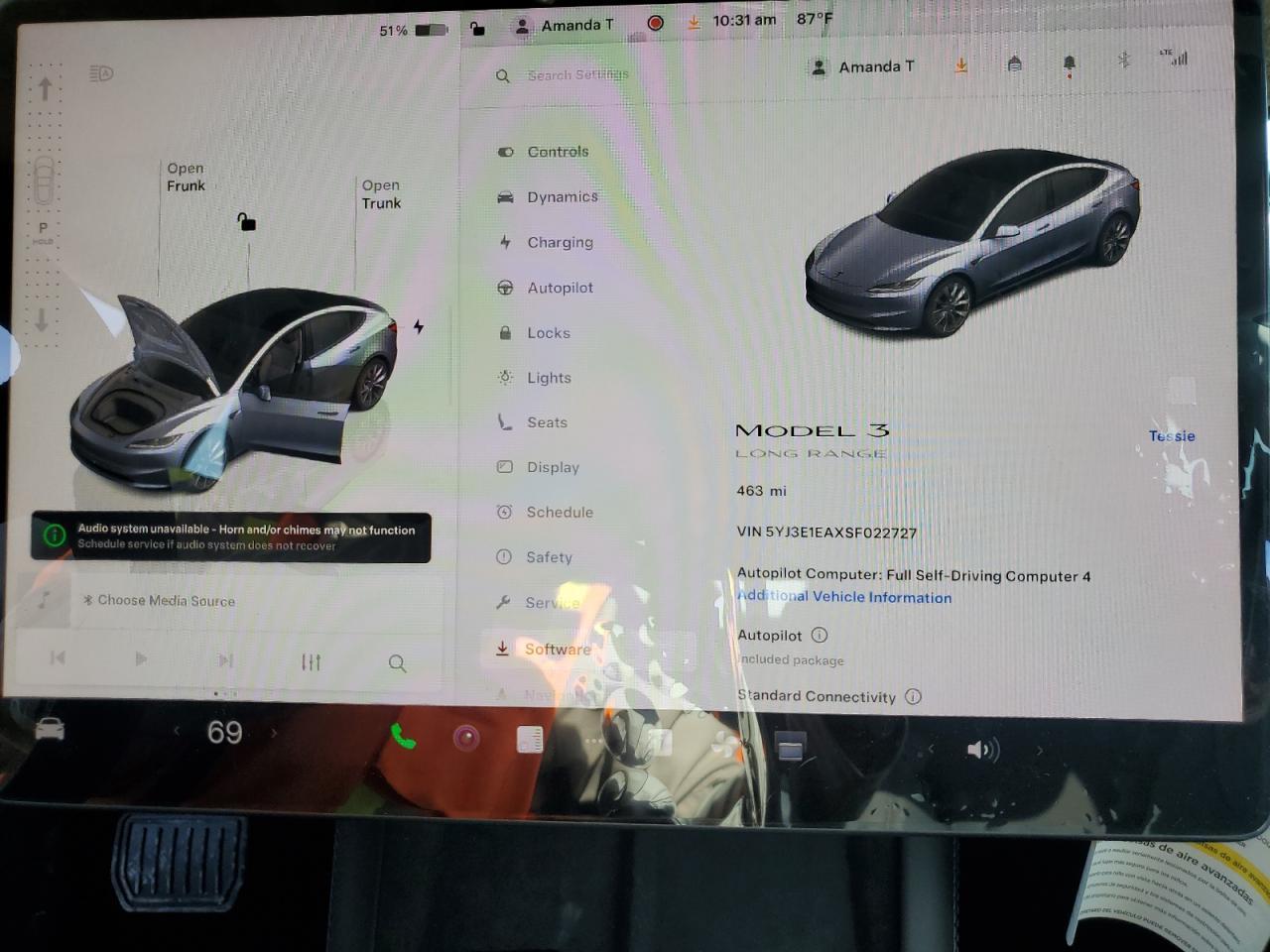 2025 TESLA MODEL 3