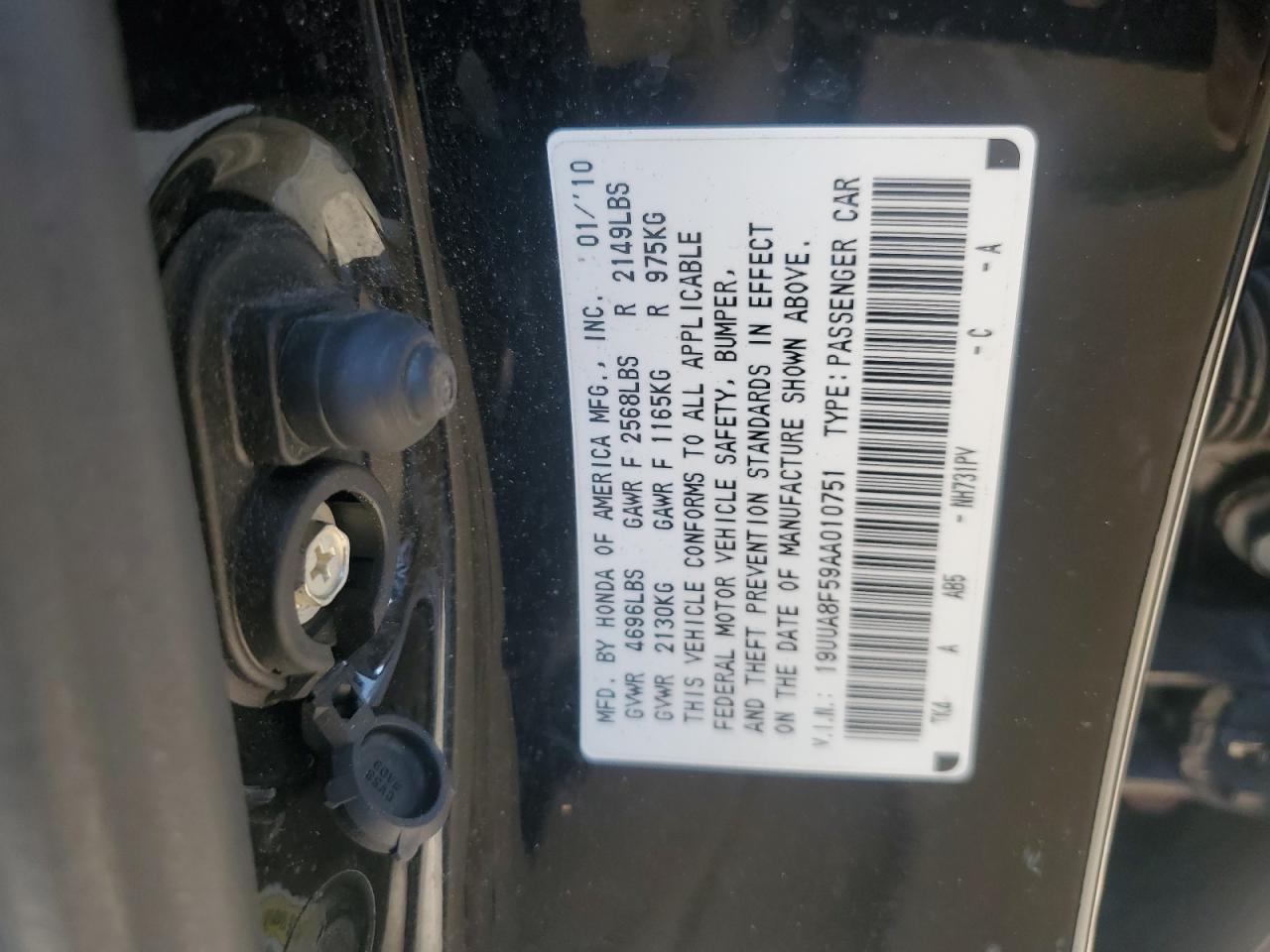2010 ACURA TL