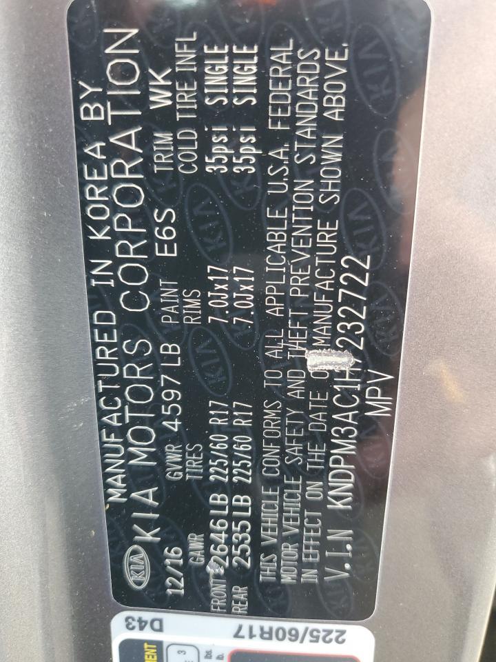 2017 KIA SPORTAGE