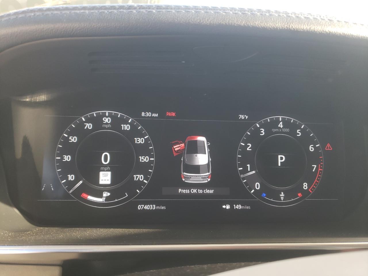 2019 LAND ROVER RANGE ROVER
