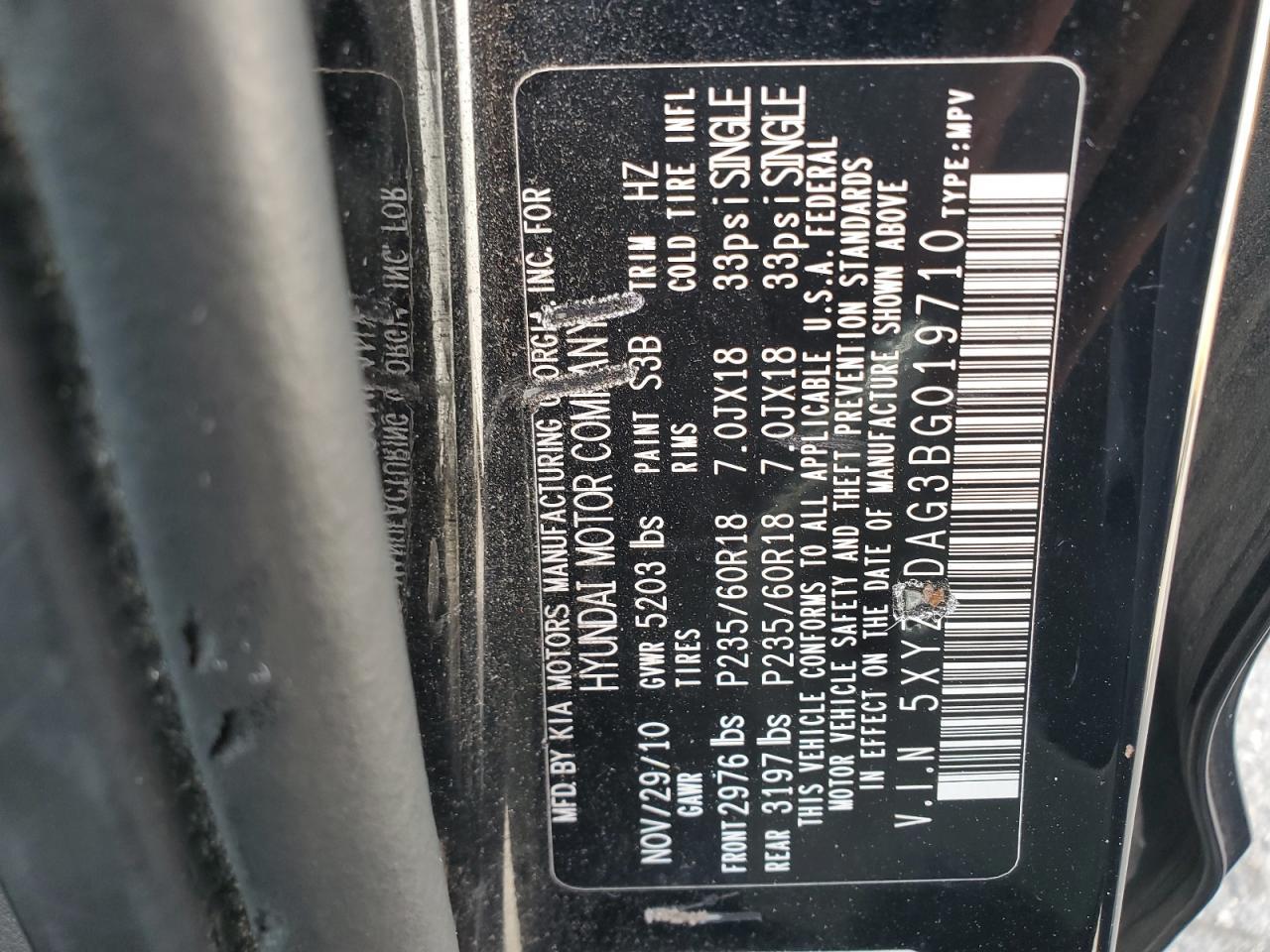 2011 HYUNDAI SANTA FE