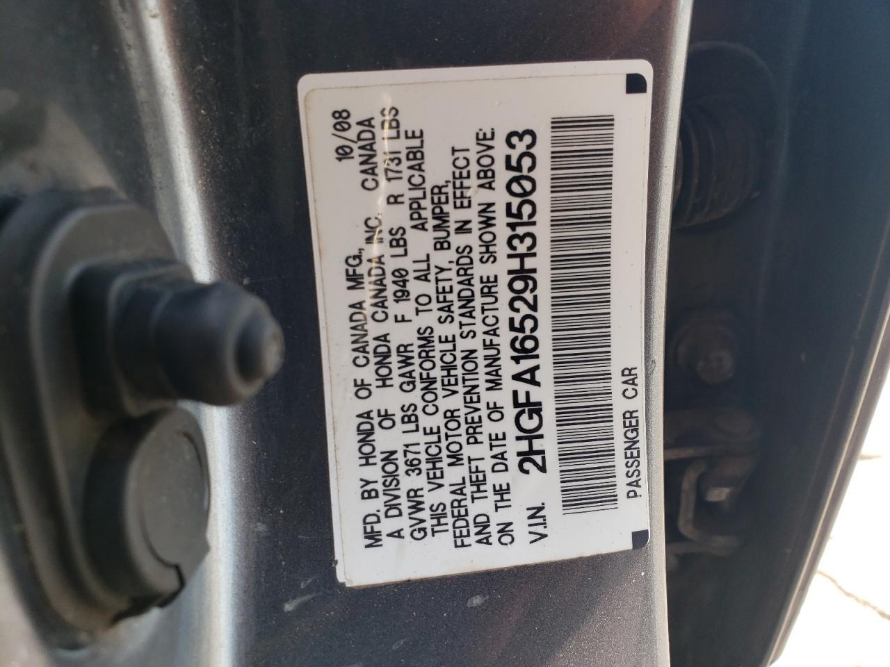 2009 HONDA CIVIC