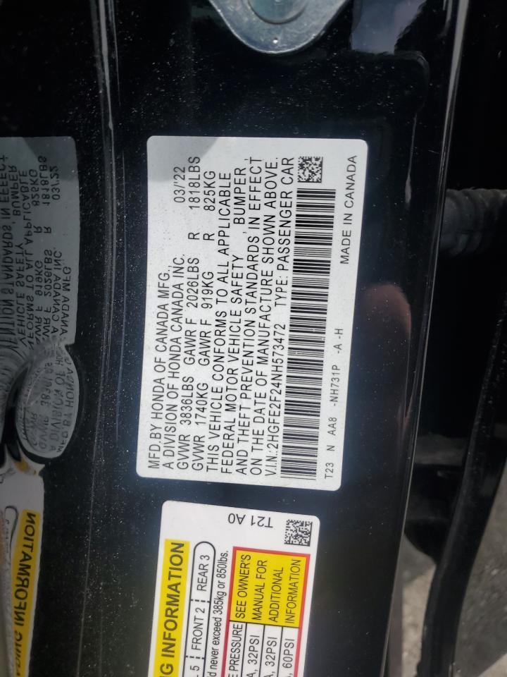 2022 HONDA CIVIC