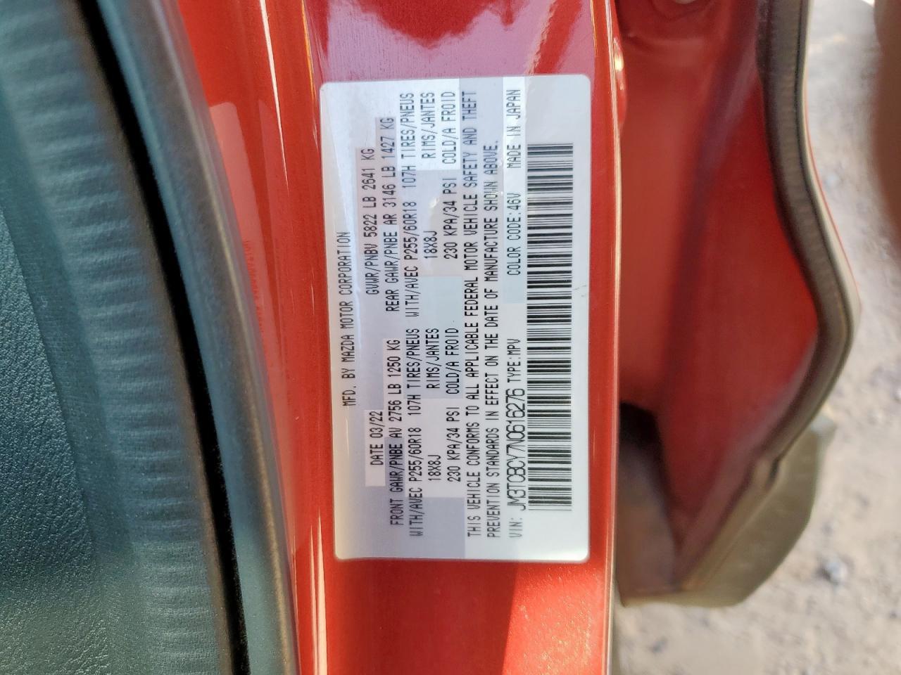 2022 MAZDA CX-9