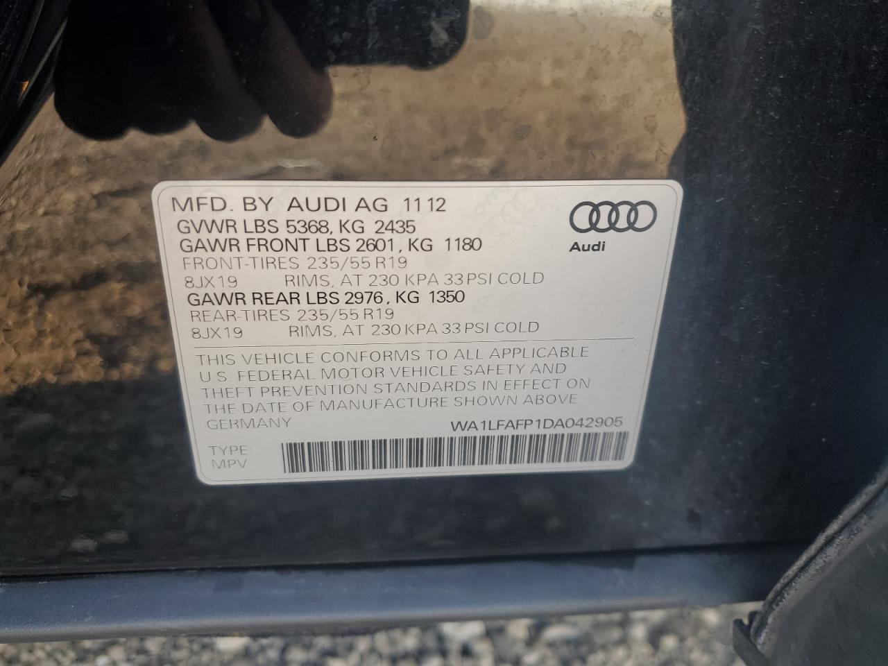 2013 AUDI Q5