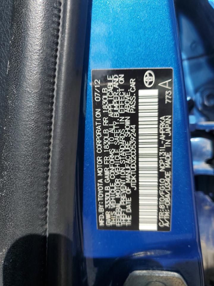 2012 TOYOTA YARIS