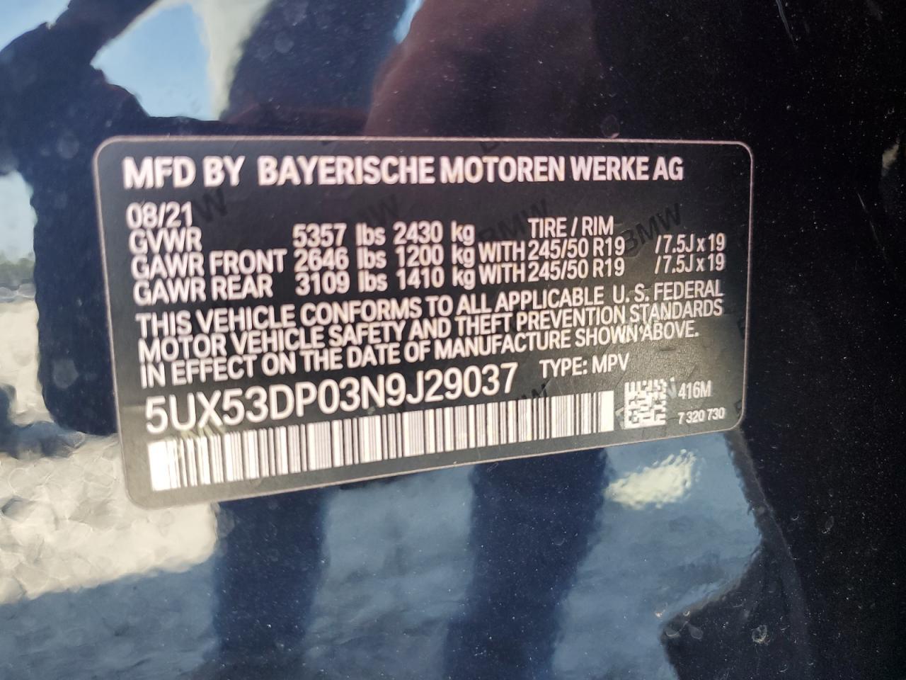 2022 BMW X3
