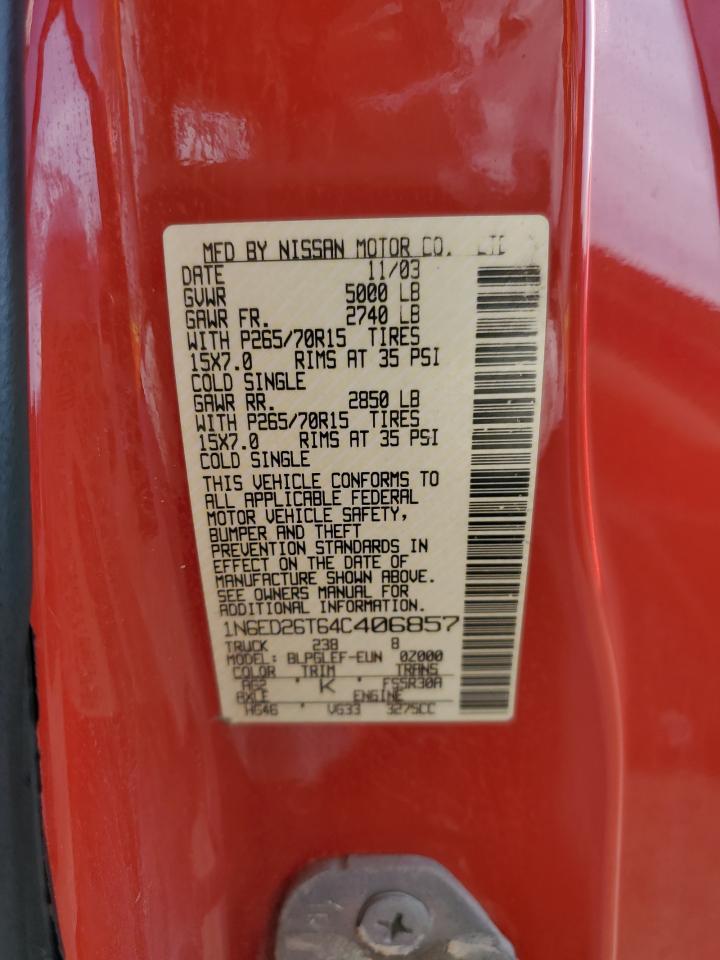 2004 NISSAN Frontier