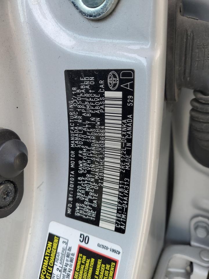 2018 TOYOTA COROLLA