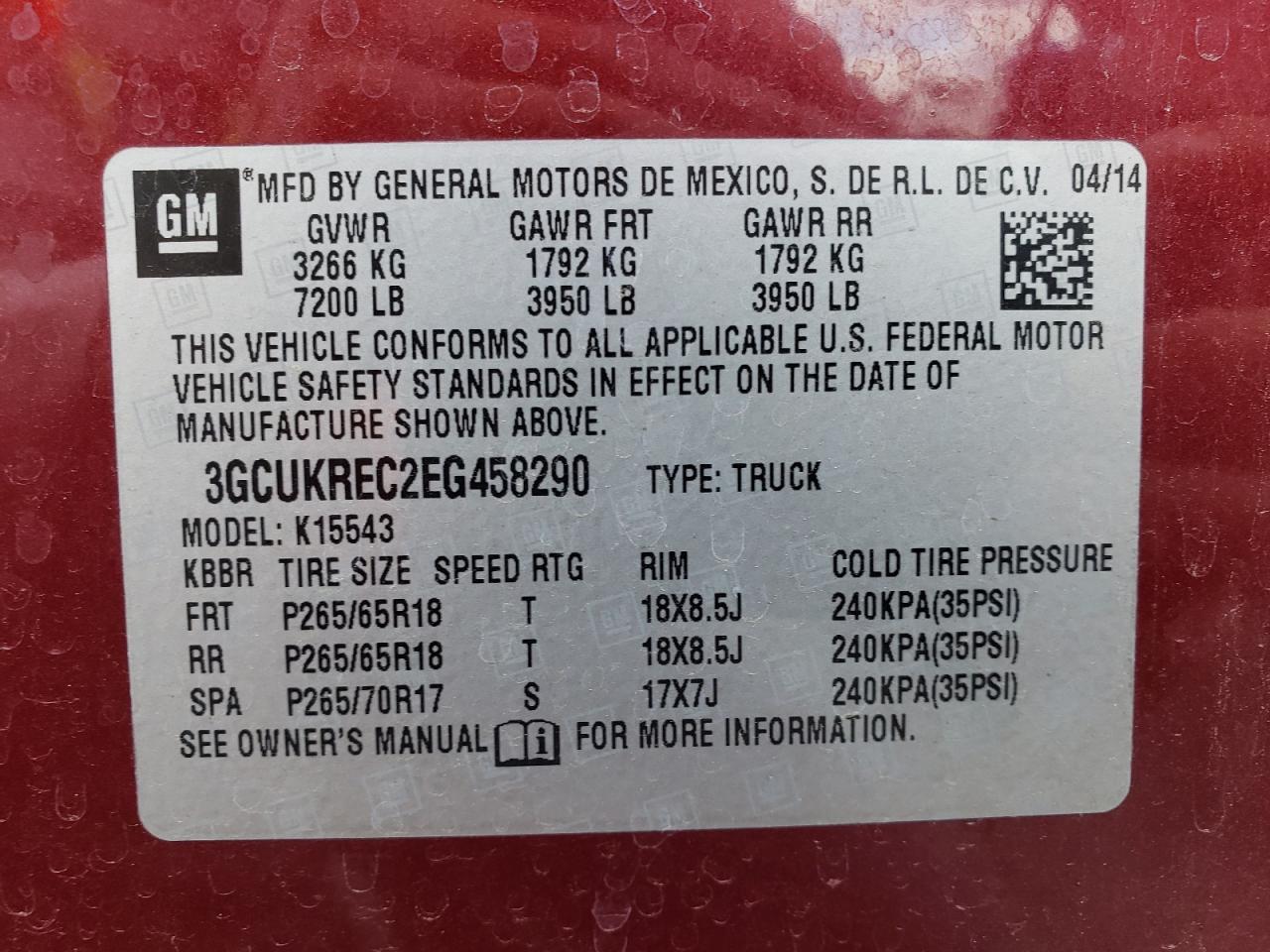 2014 CHEVROLET Silverado
