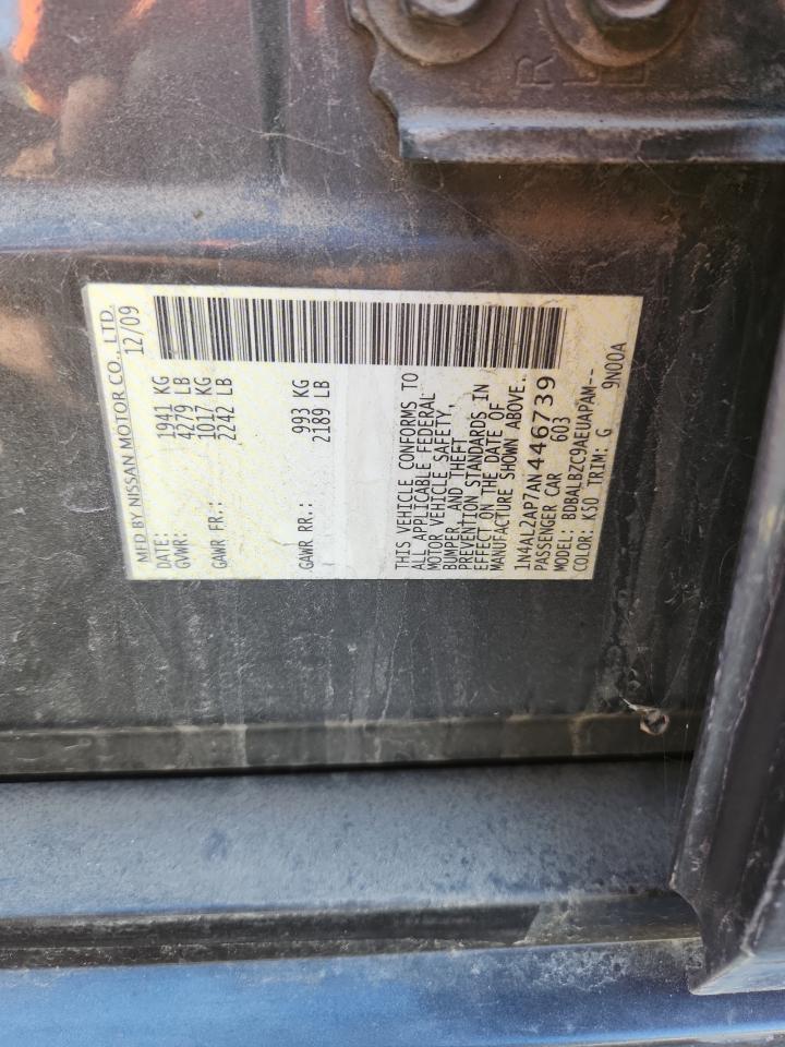 2010 NISSAN ALTIMA