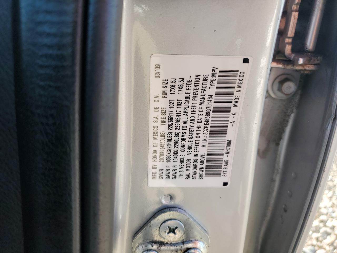 2009 HONDA CR-V