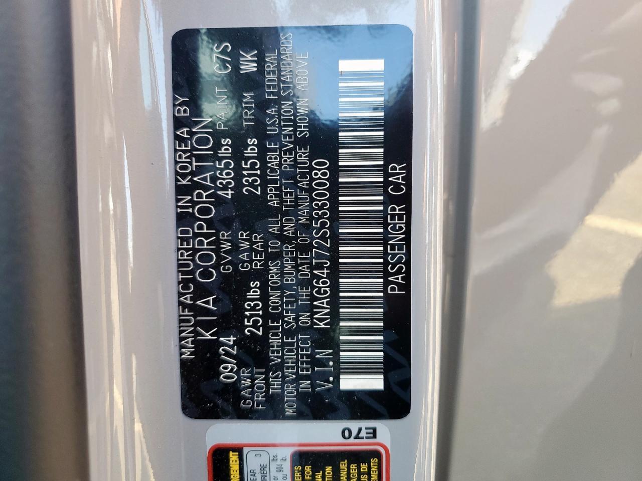 2025 KIA K5