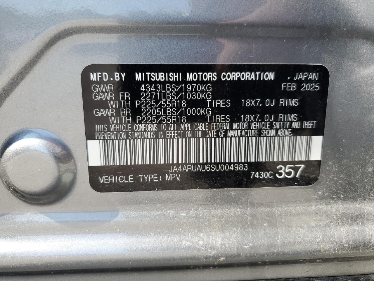 2025 MITSUBISHI Outlander Sport