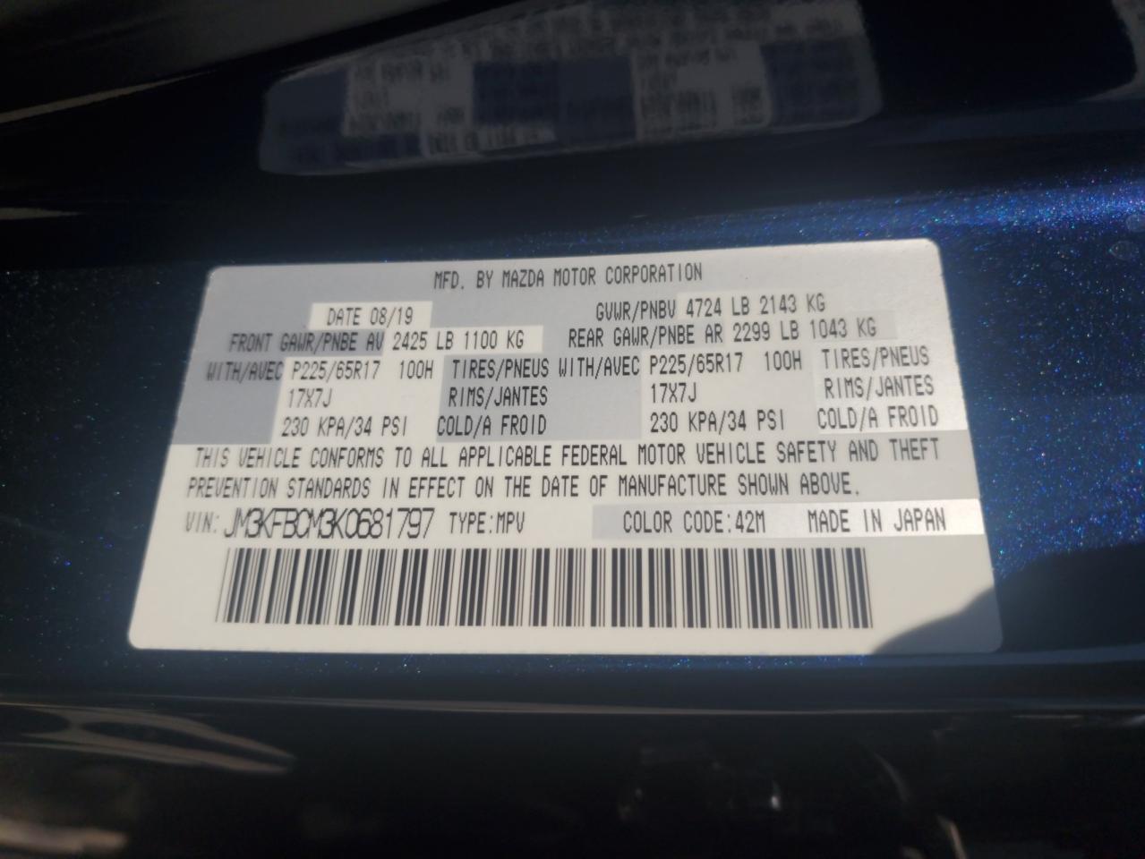 2019 MAZDA CX-5