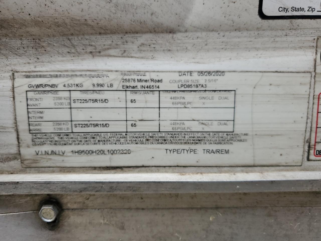 2020 Haul-About Trailer
