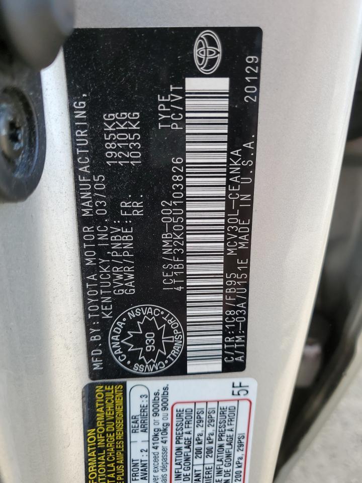2005 TOYOTA CAMRY