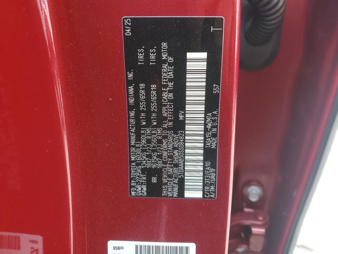 2025 TOYOTA HIGHLANDER