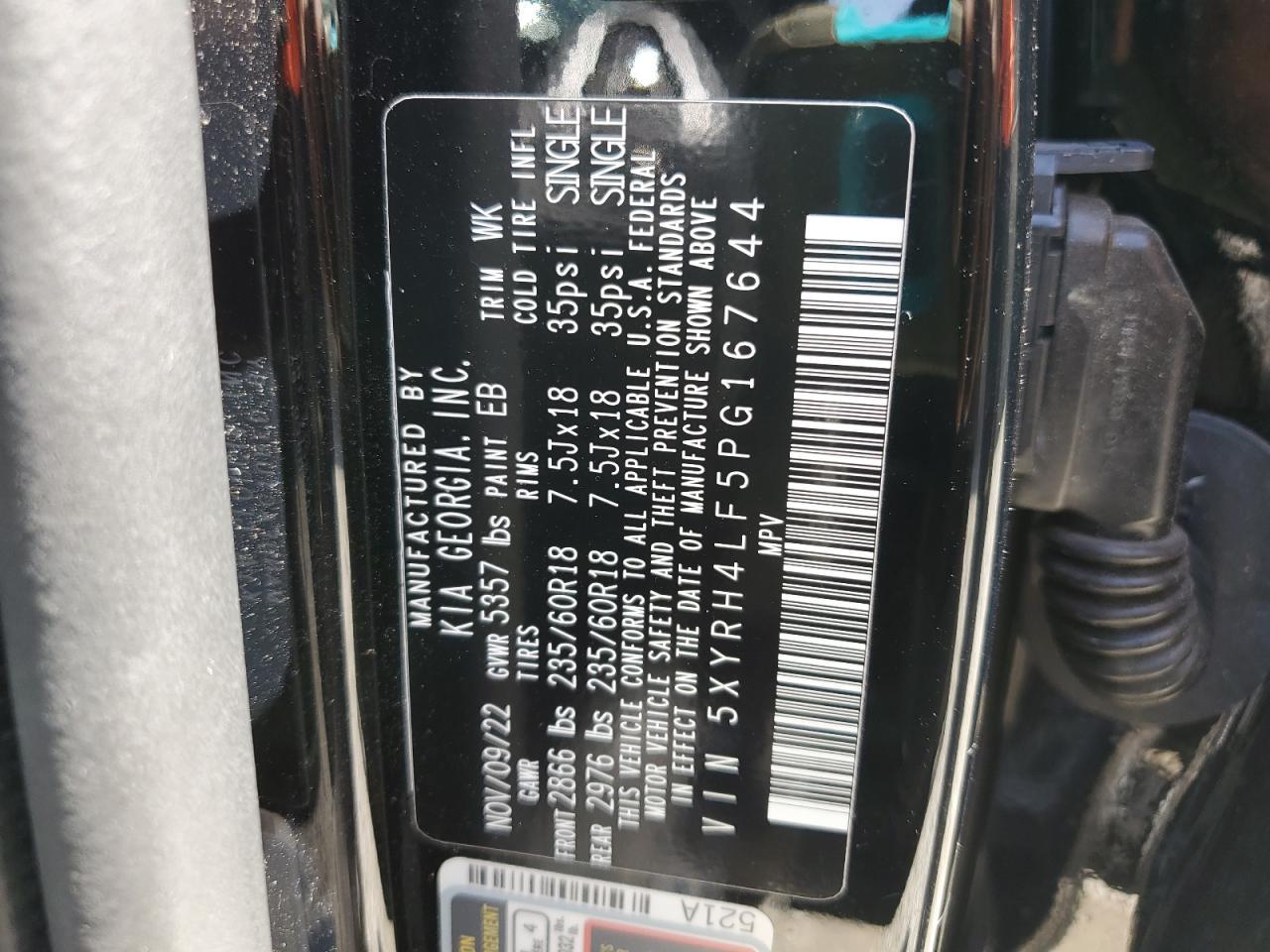 2023 KIA SORENTO
