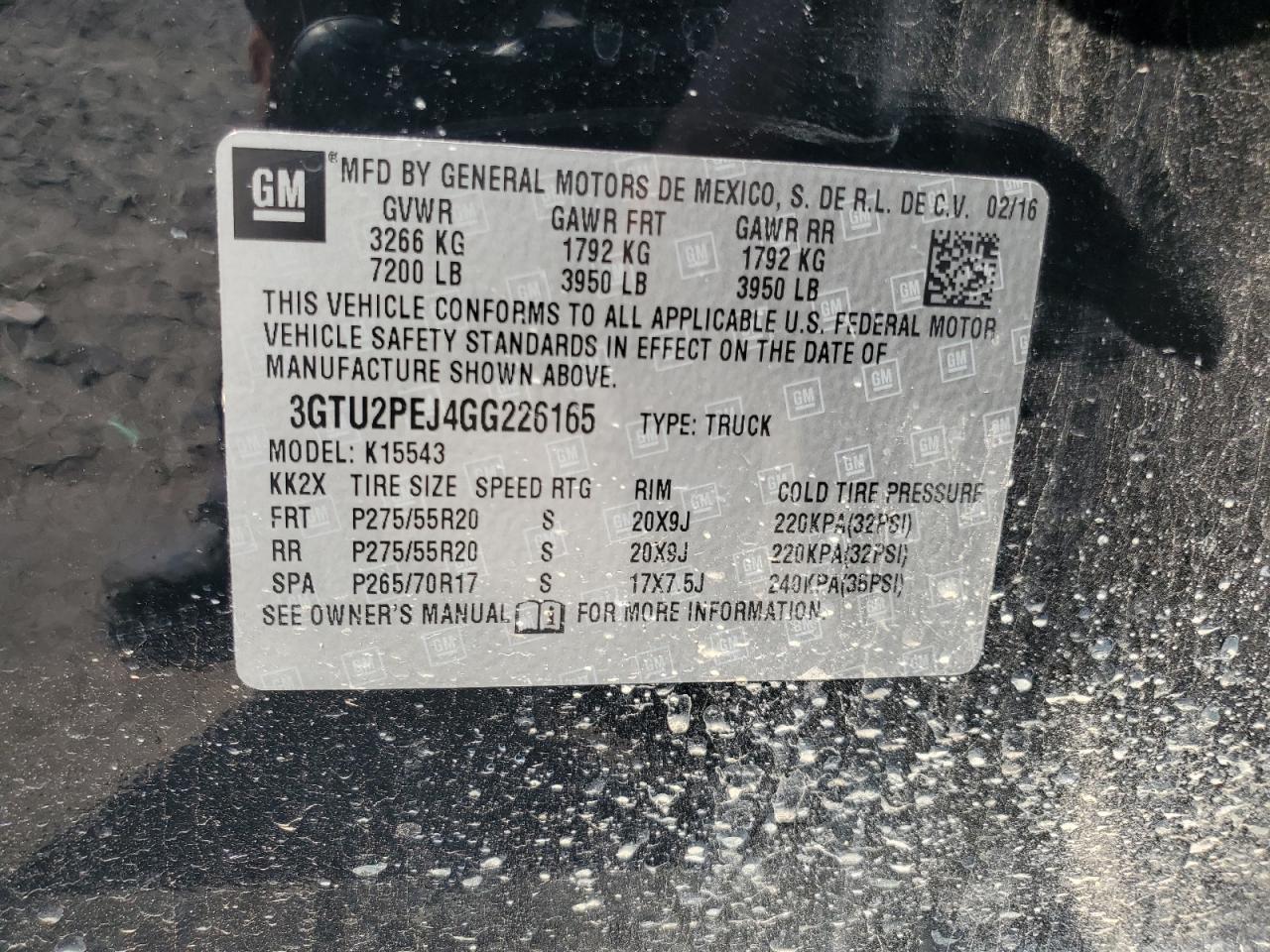 2016 GMC Sierra
