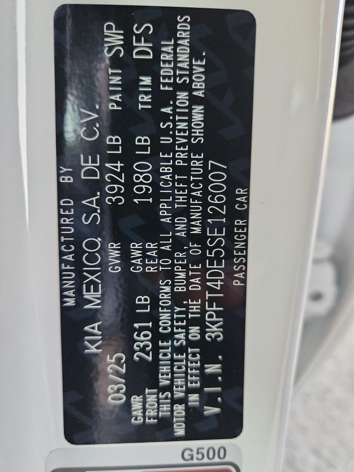 2025 KIA K4