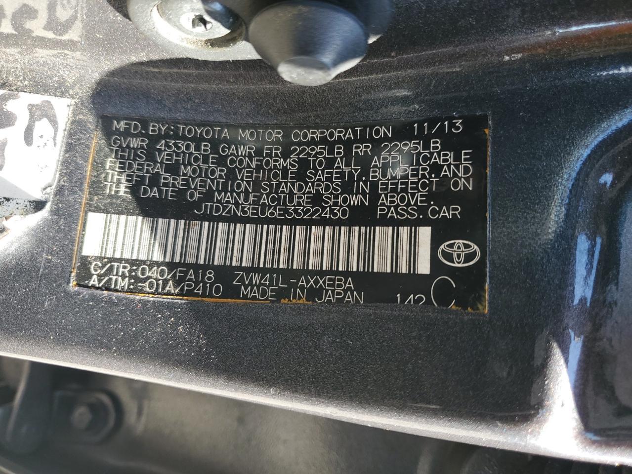 2014 TOYOTA PRIUS V