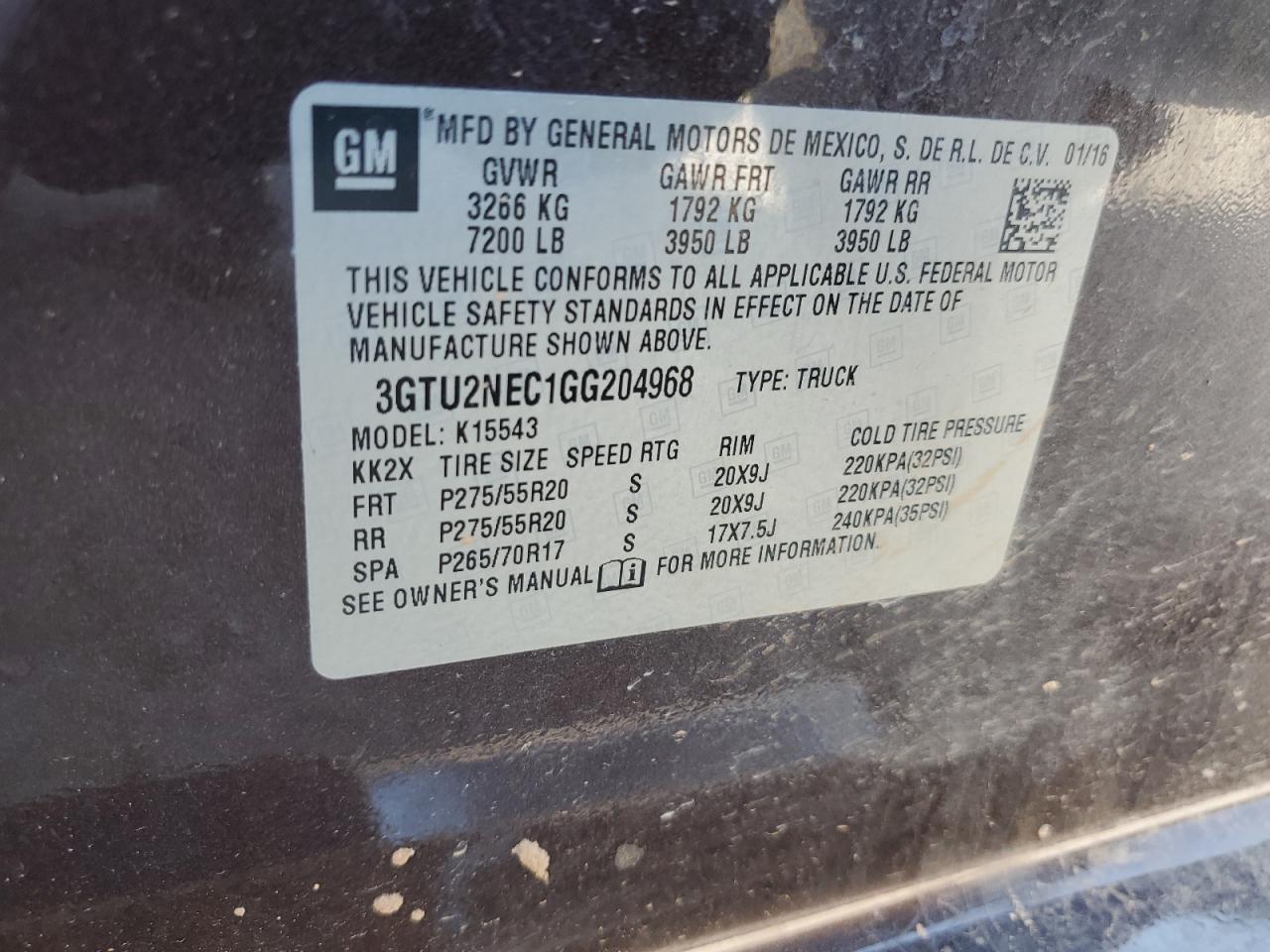 2016 GMC Sierra