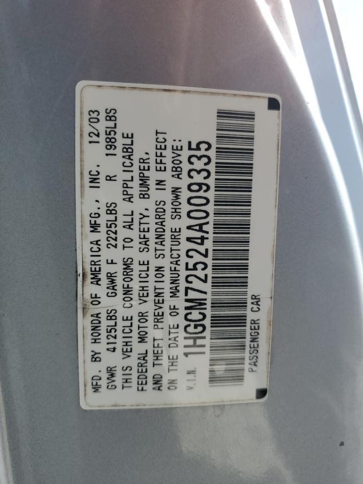 2004 HONDA ACCORD