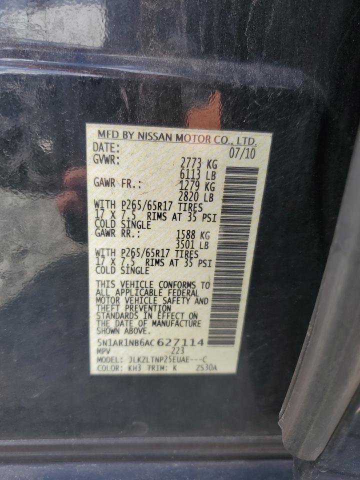 2010 NISSAN PATHFINDER