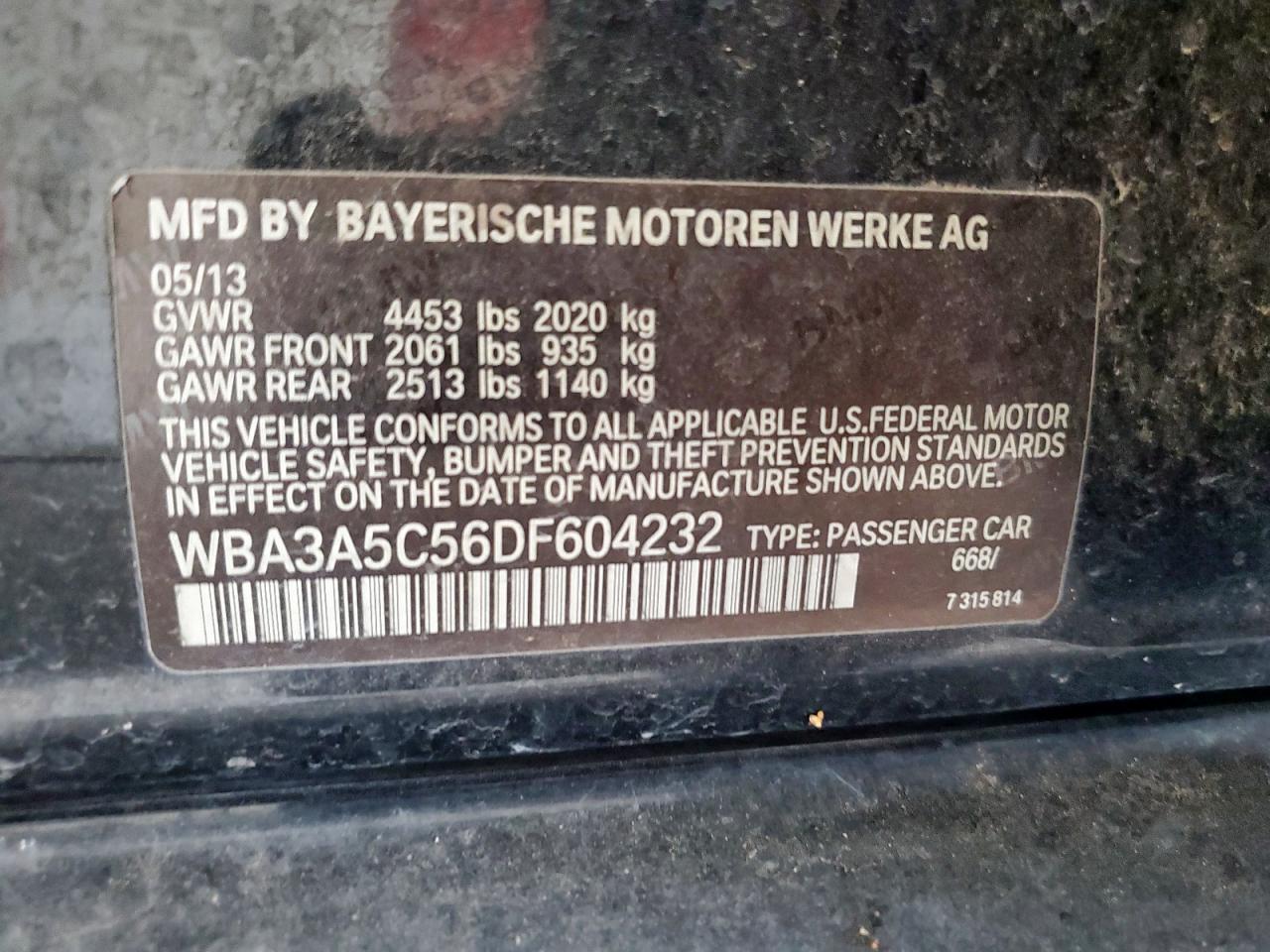 2013 BMW 3 SERIES