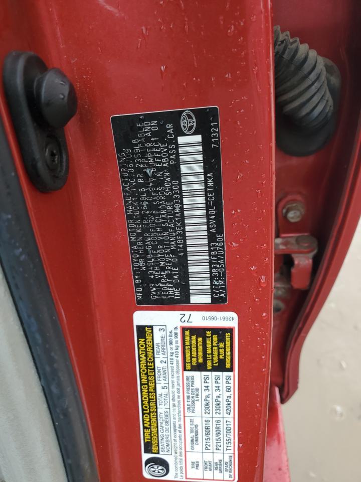 2010 TOYOTA CAMRY