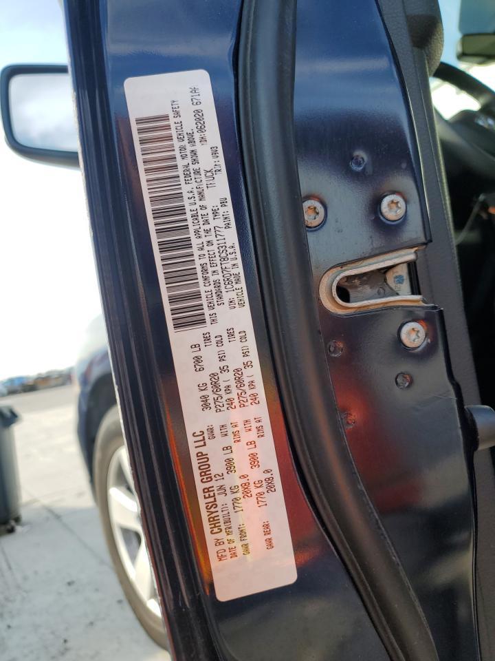 2012 DODGE RAM 1500