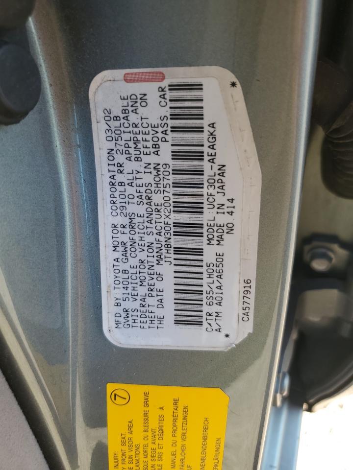 2002 LEXUS Ls 430