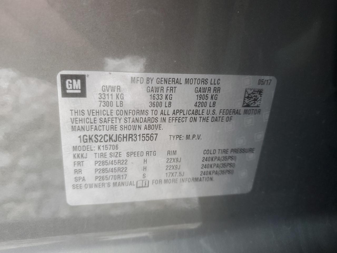 2017 GMC Yukon