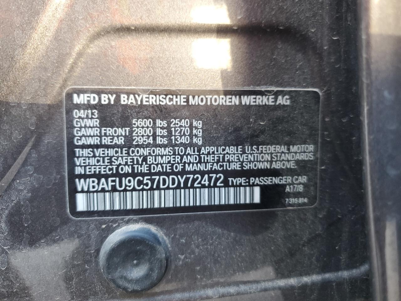 2013 BMW 5 series