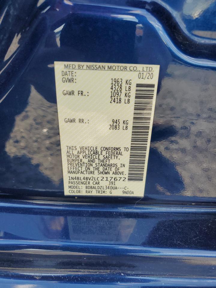 2020 NISSAN ALTIMA