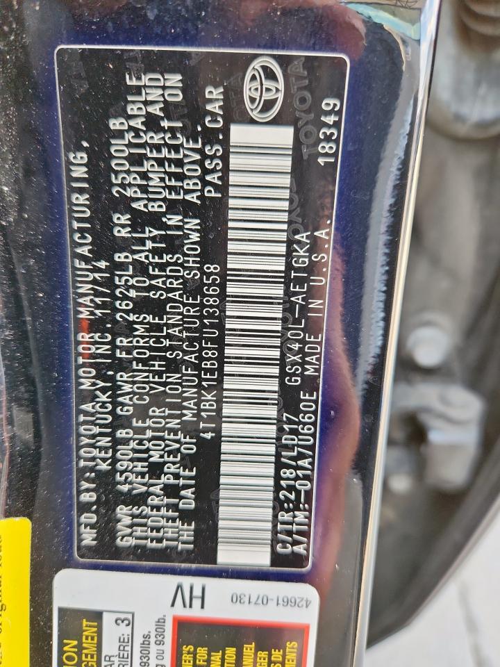 2015 TOYOTA Avalon