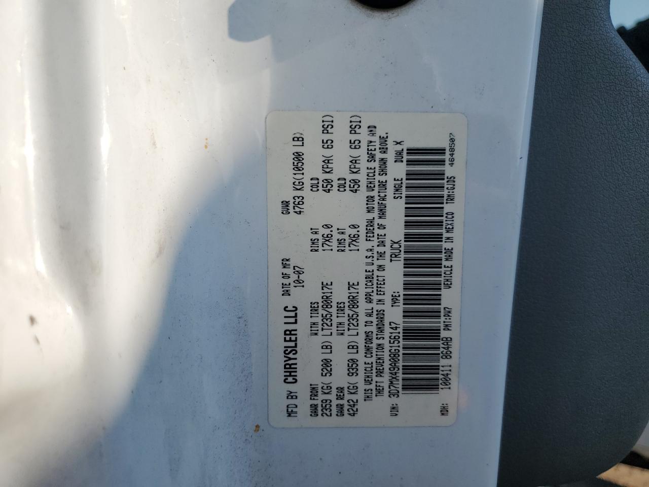2008 DODGE Ram 3500