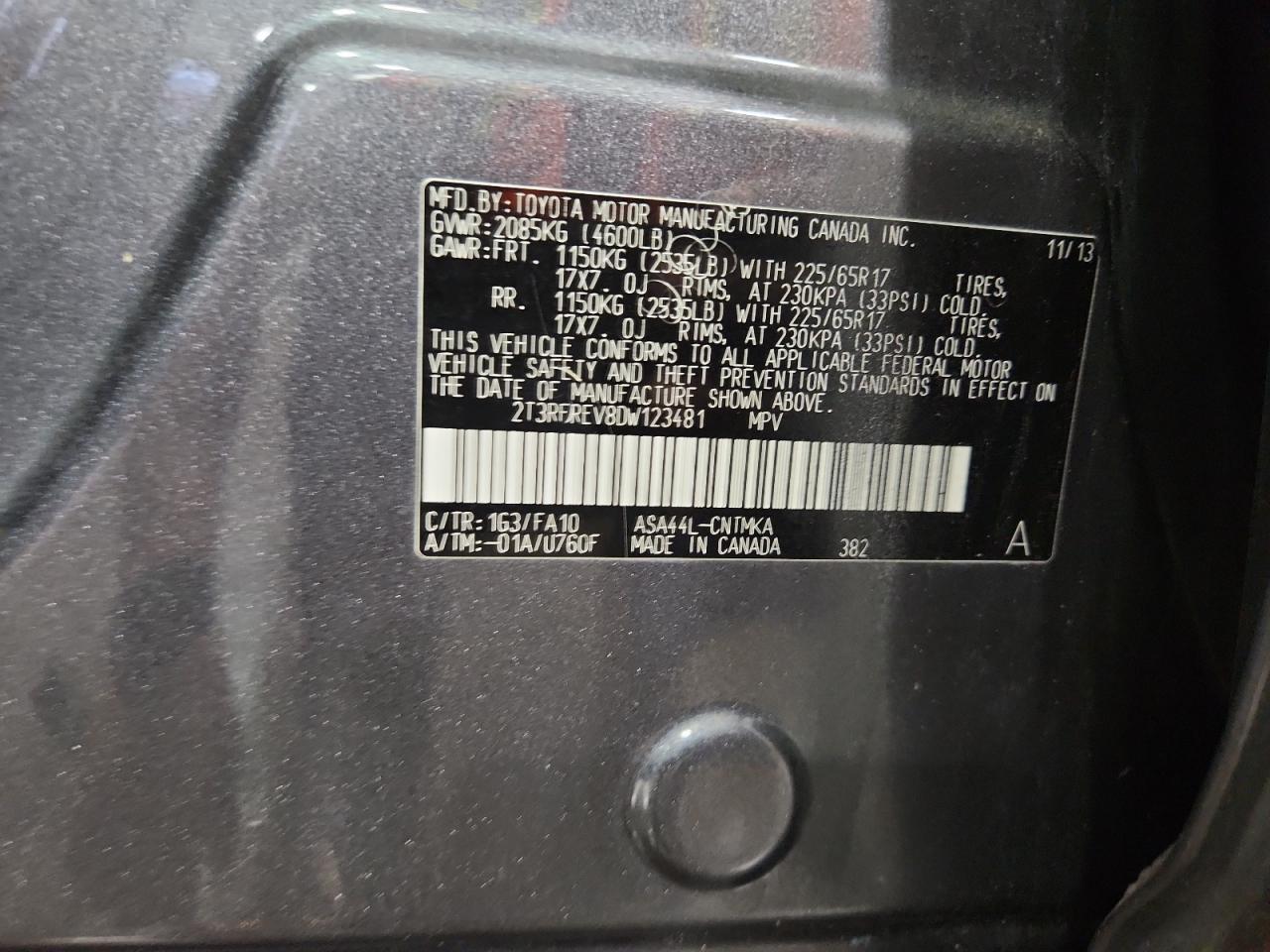 2013 TOYOTA RAV4