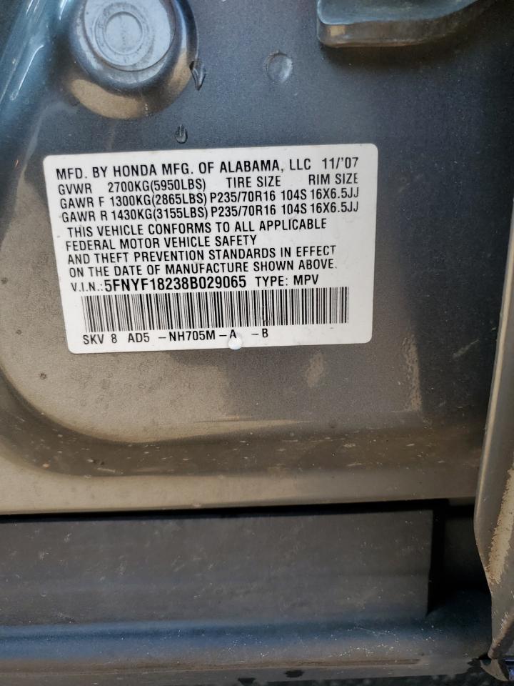 2008 HONDA PILOT