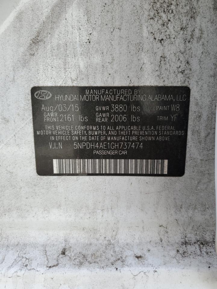 2016 HYUNDAI ELANTRA