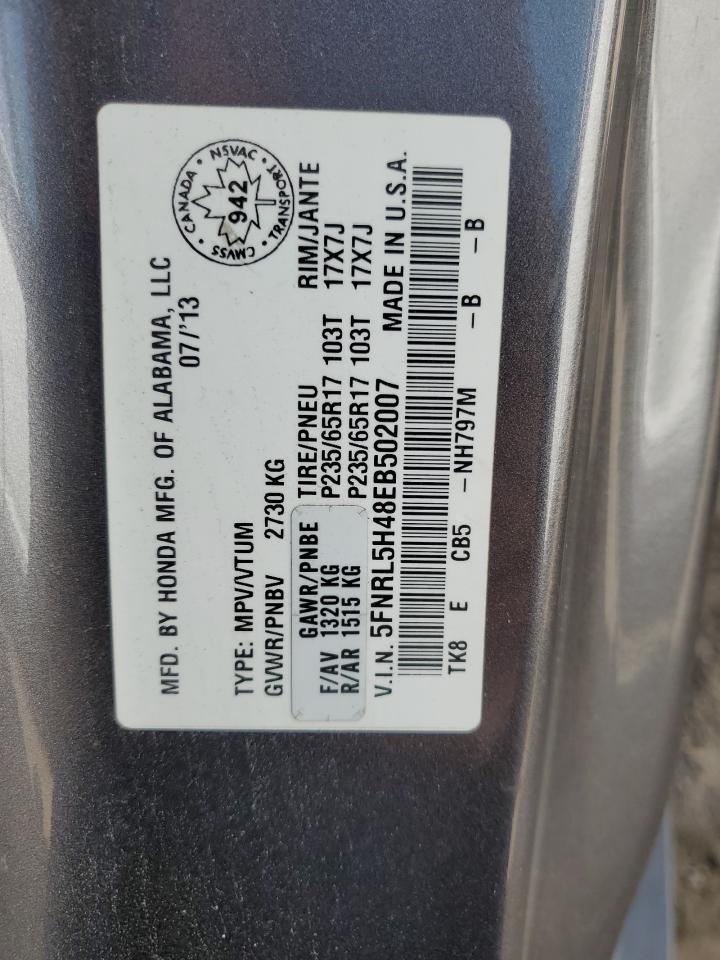 2014 HONDA ODYSSEY