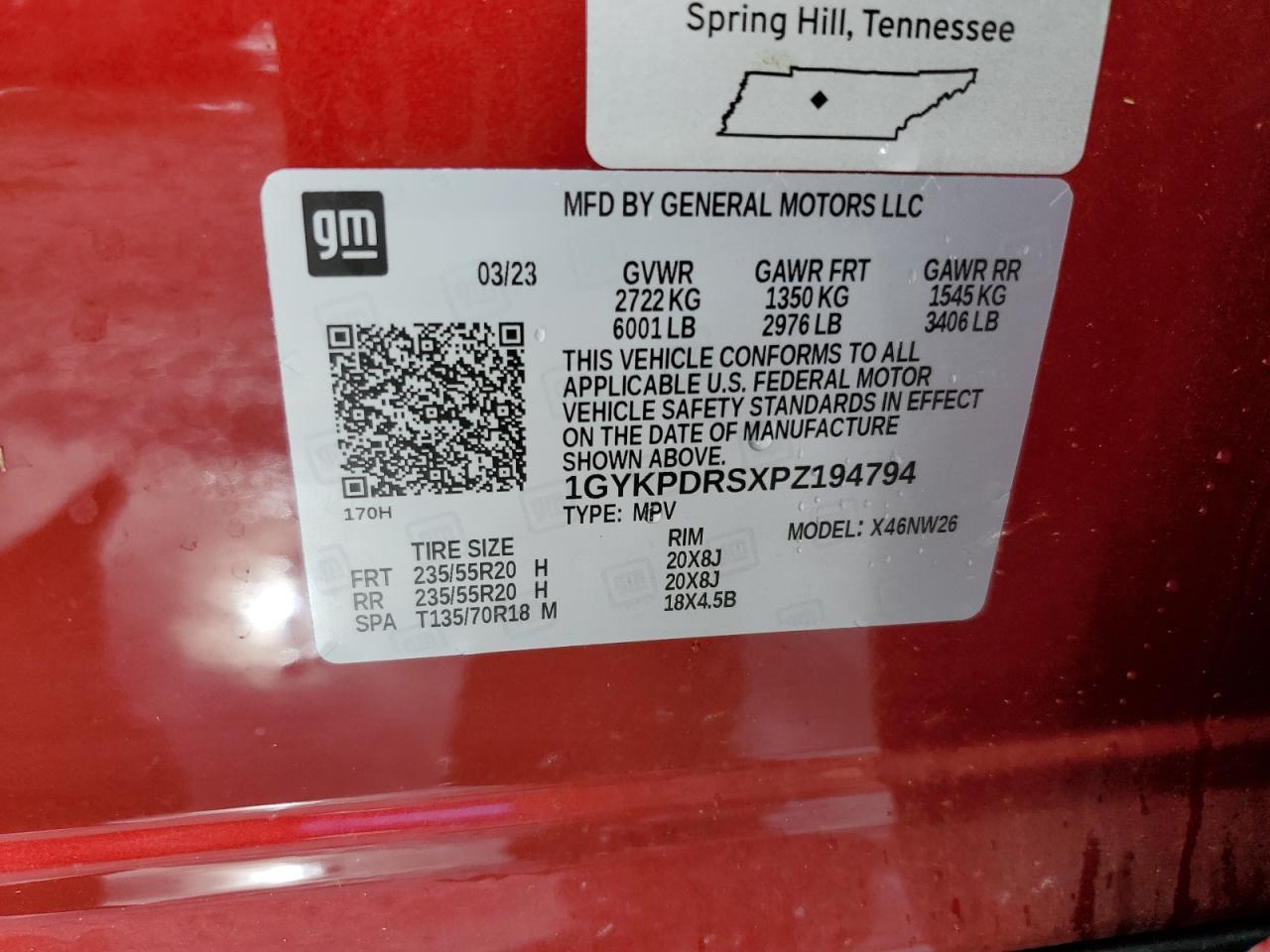 2023 CADILLAC XT6