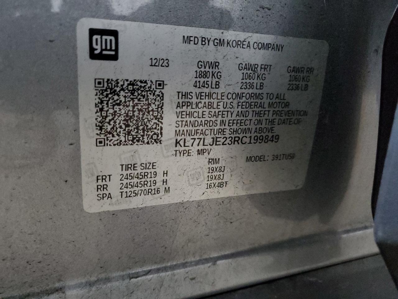 2024 CHEVROLET TRAX