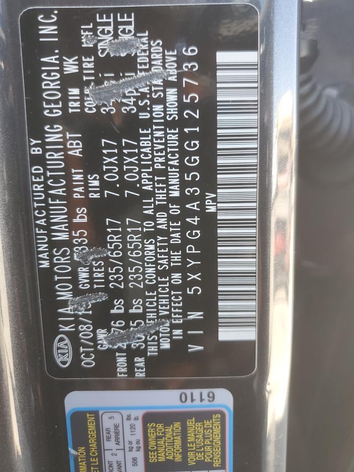 2016 KIA SORENTO