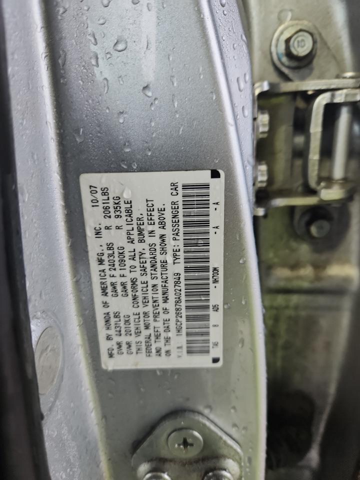 2008 HONDA ACCORD