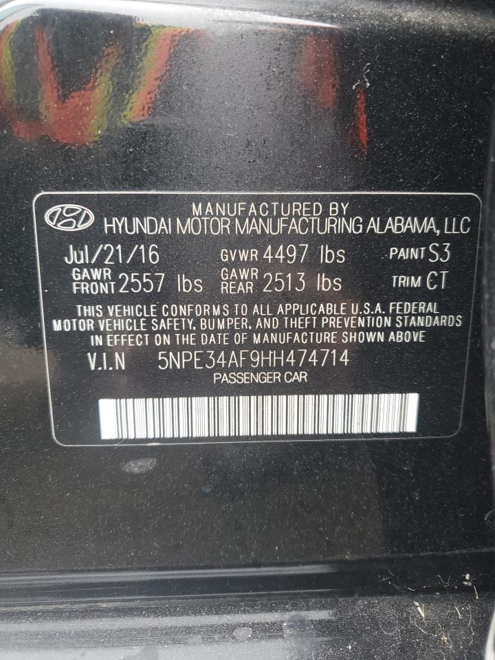 2017 HYUNDAI SONATA
